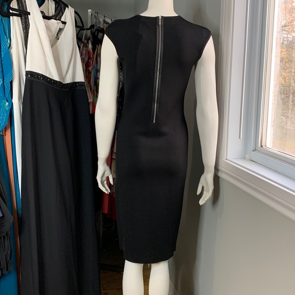 Karen Millen Checks Black White Dress bodycon Pencil Sz 4 New $299 - Picture 7 of 9
